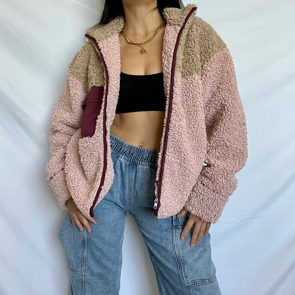 For Love and Lemon Sherpa Jacket